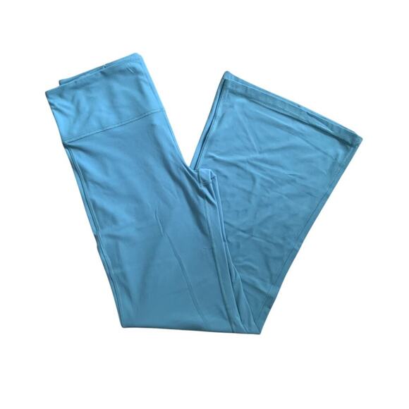 Athleta Elation Flare Pant Yoga Pilates Minimalist Grey Green Size L